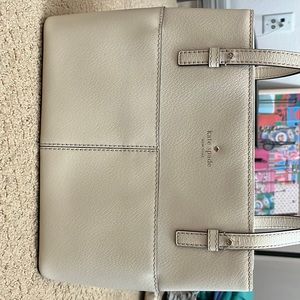 White Kate Spade Leather Handbag